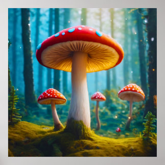 Mellow Mushroom Poster