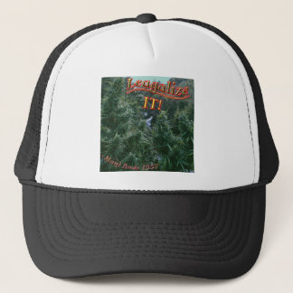 Mellow Out Legalize weed buds pot Trucker Hat