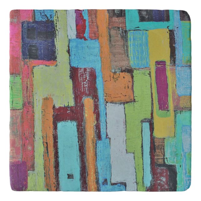 Mellow Out Marble Trivet (Front)