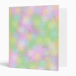 Mellow Outbursts Of Color Abstract Digital Art Binder