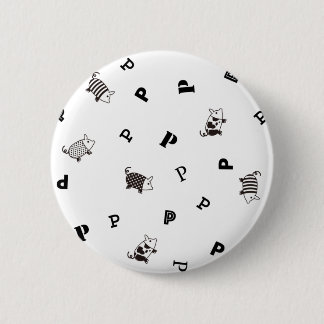 Mellow Pig Can Badge Button
