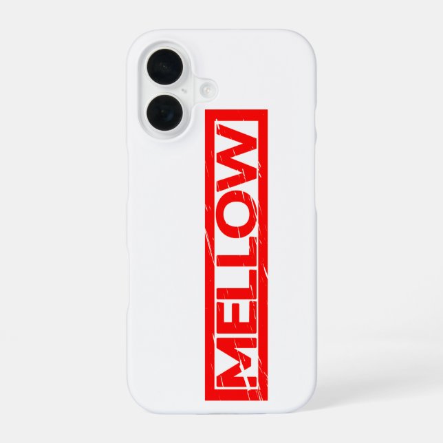 Mellow Stamp Iphone Case (Back)