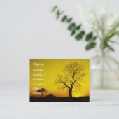 Mellow Yellow | Business Card (Standing Front)