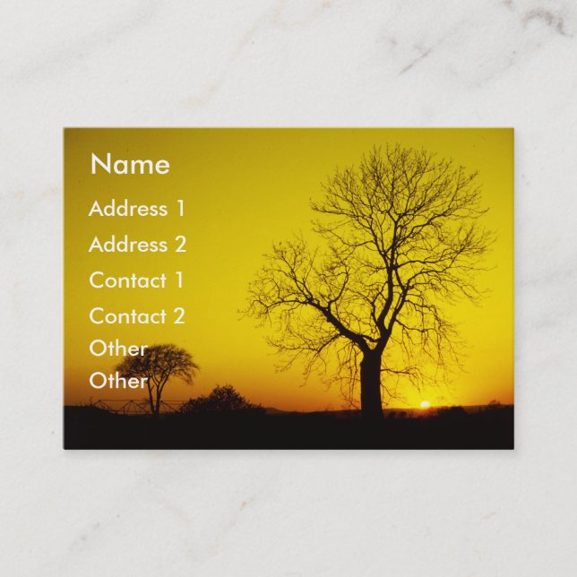 Mellow Yellow | Business Card (Front)