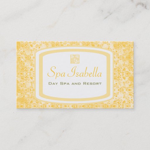 Customizable Mellow Yellow Business Card Templates