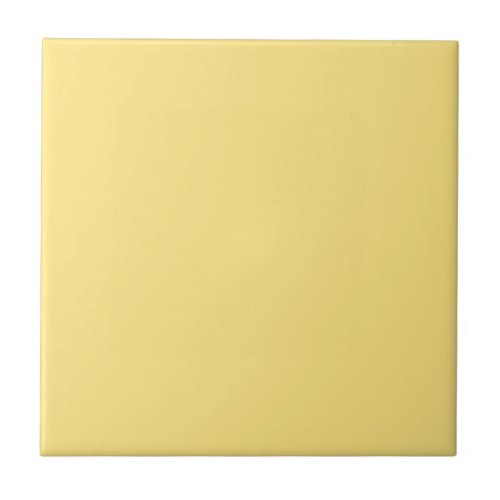 Mellow Yellow Solid Color Tile