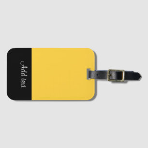Mellow Yellow Template Luggage Tag