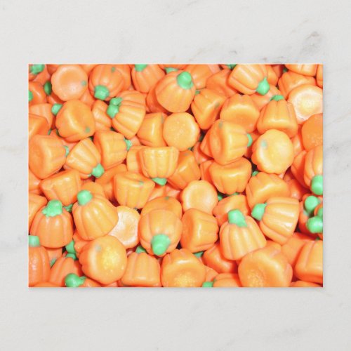 Mellowcreme Pumpkins Candy Postcard