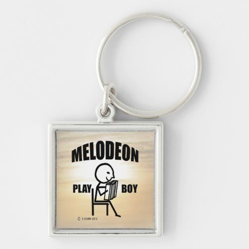 Melodeon Play Boy Keychain