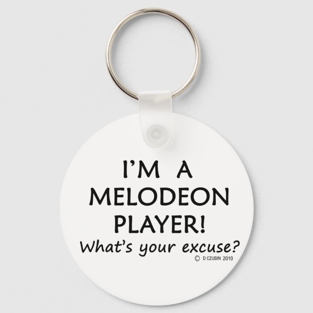 Melodeon Player Excuse Keychain (Front)
