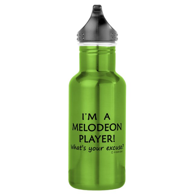 Melodeon Player Excuse Stainless Steel Water Bottle (Right)
