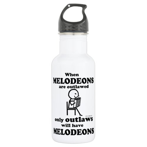 Melodeons Outlawed Water Bottle