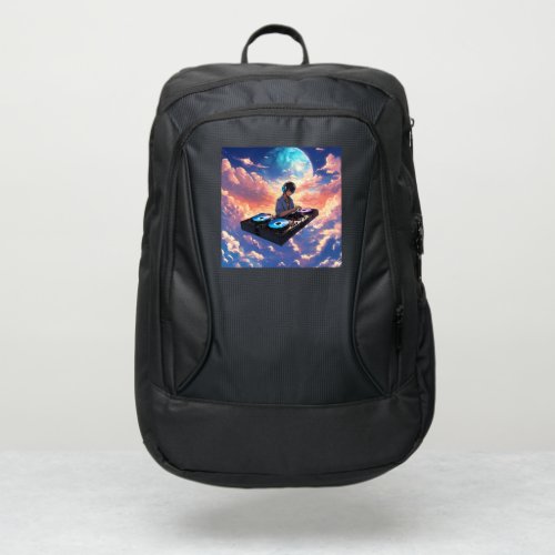 Melodic Aurora Where Sound and Style Meet in Scho Port Authority Backpack