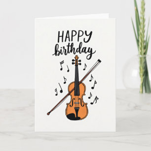 Melodic Birthday Instrument Card