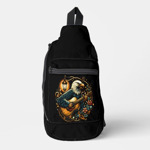 Melodic Flight Eagle Strumming Guitar Sling Bag