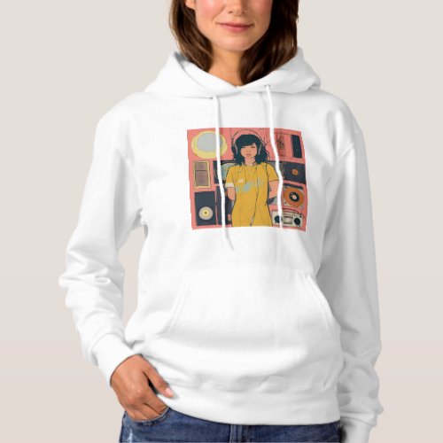 Melodic Muse Girls Groove Hoodie Hoodie