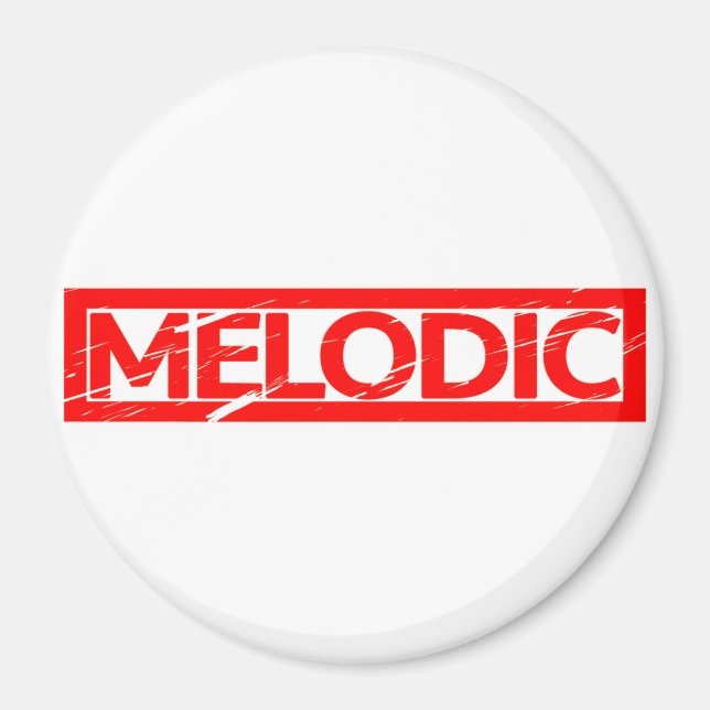 Melodic Stamp Magnet (Front)