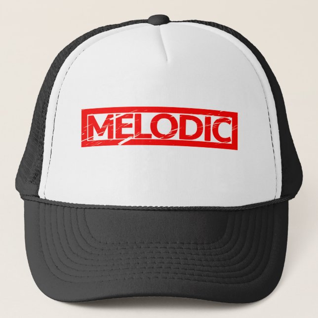 Melodic Stamp Trucker Hat (Front)