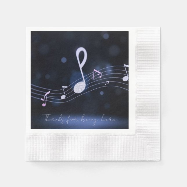 Melodic Waves Napkins (Front)