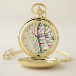 Melodic Waves Pocket Watch