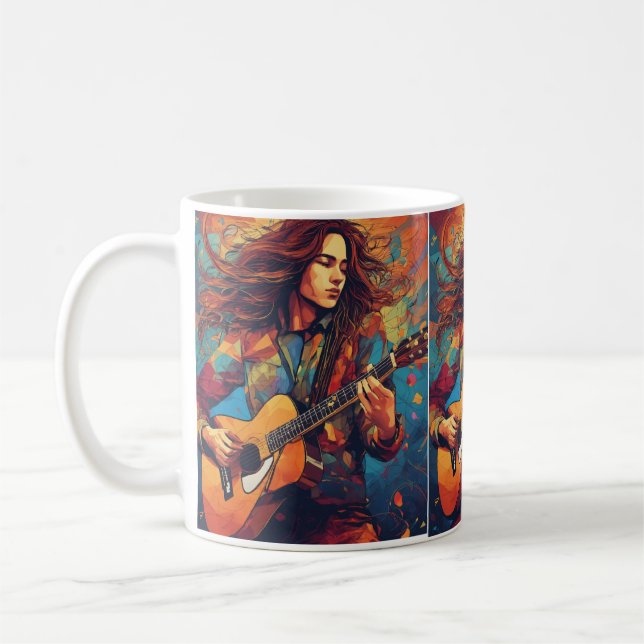 Melodic Whirlwind Coffee Mug (Left)