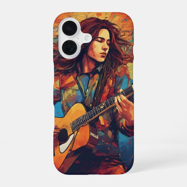 Melodic Whirlwind iPhone Case (Back)