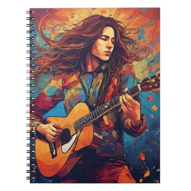 Melodic Whirlwind Notebook (Front)