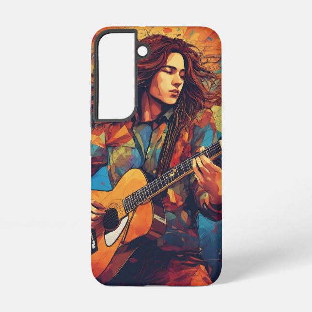 Melodic Whirlwind Samsung Galaxy Case (Back)