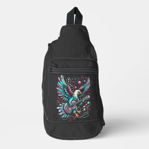 Melodic Wings Eagle Strumming Guitar Sling Bag