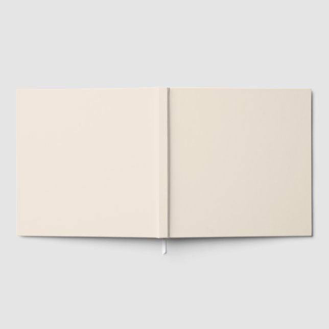 Melodious Ivory Guest Book 12x12 for Special Event (Full)
