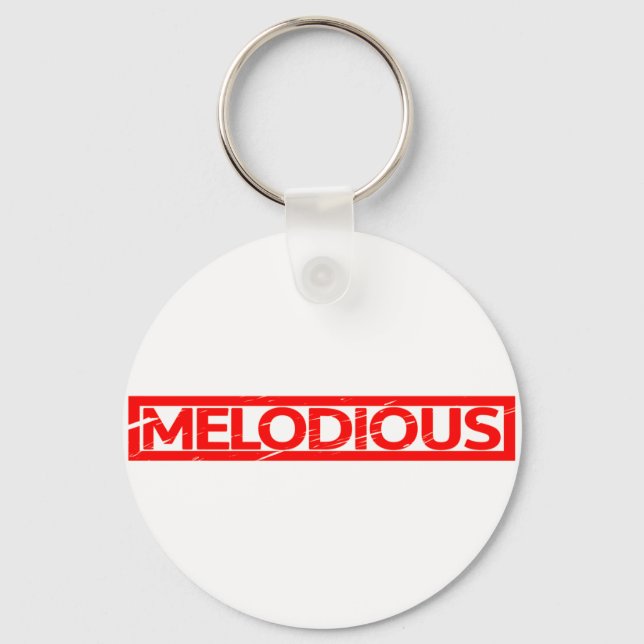 Melodious Stamp Keychain (Front)