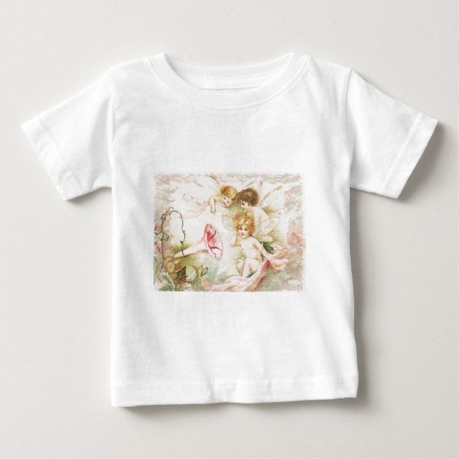 Melody -  Angels, Flowers, Music Baby T-Shirt (Front)