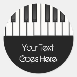 Melody Collection Classic Round Sticker