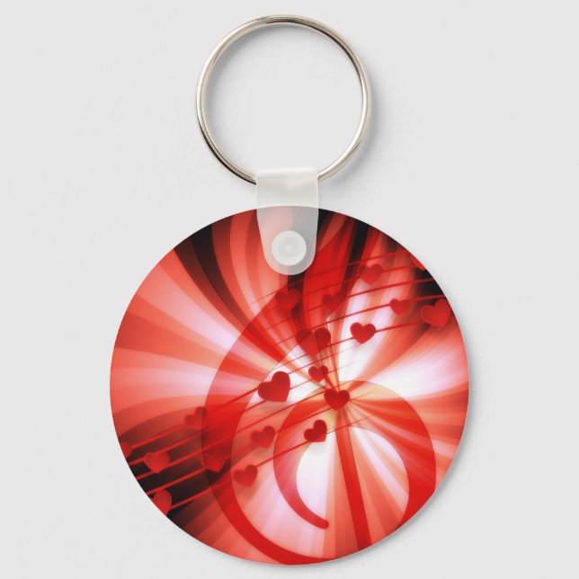 Melody Hearts Keychain (Front)