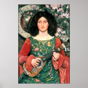 Melody (Musica) by Kate Bunce (1897) Poster