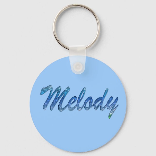 Melody Name Branded Gift Item Keychain (Front)