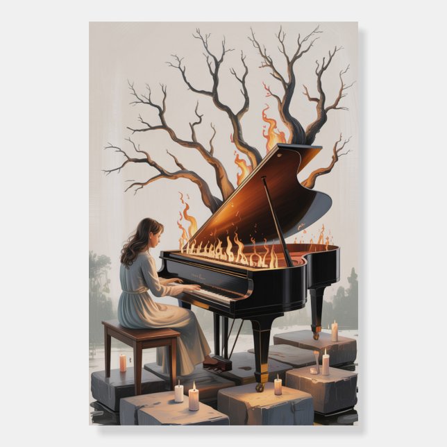 Melody of Fire and Roots Foam Board (Front)