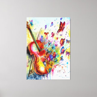 Melody of Joy" Canvas Print