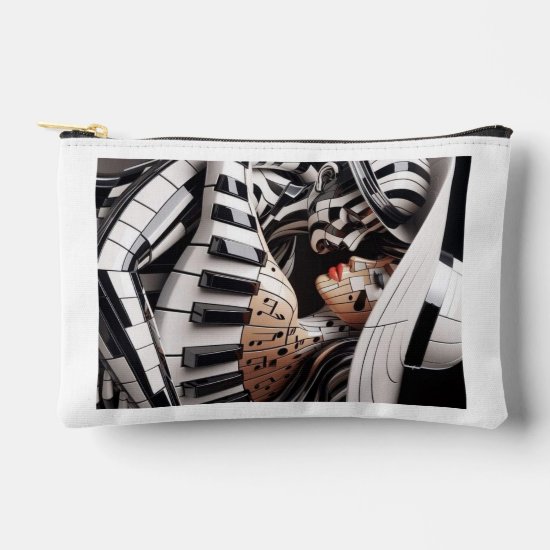"Melody of Love – Music-Inspired Cosmetic Bag" Accessory Pouch
