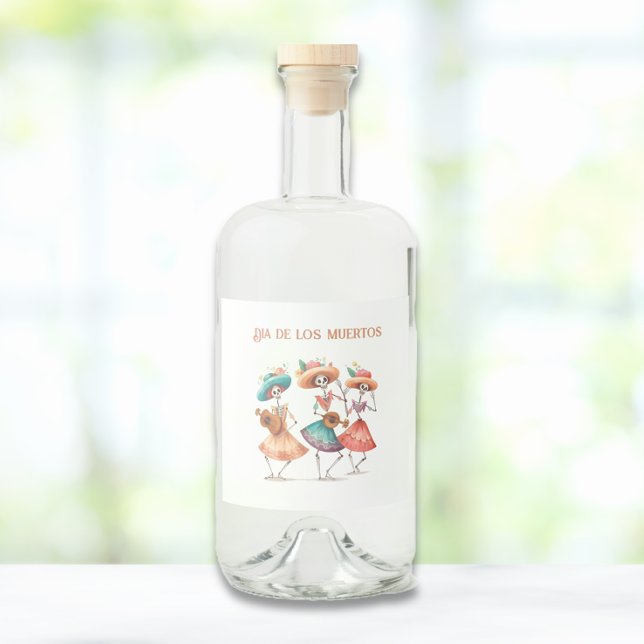 Melody of the Dancing Dead, custom Liquor Bottle Label (Creator Uploaded)