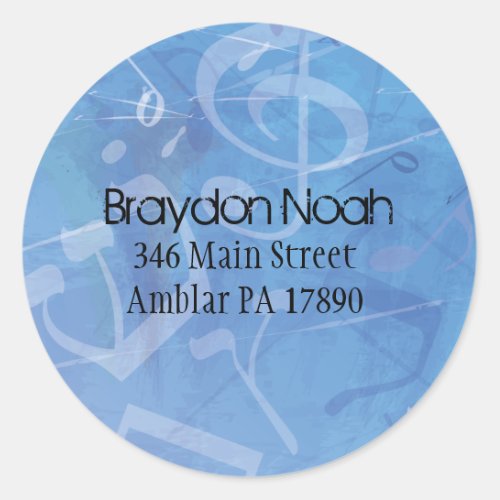 MELODY of the TORAH Return address sticker