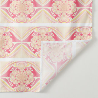 Melon and Buttery Yellow Fractal Tapestry