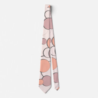 Melon Balls Design Monochrome Neck Tie