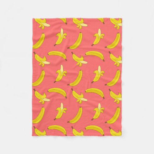 Melon Bananas Fleece Blanket