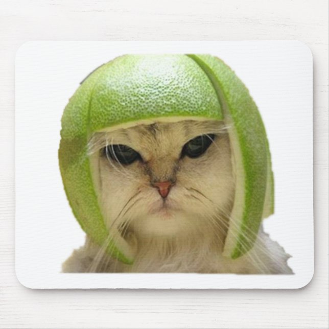 melon cat mouse pad (Front)