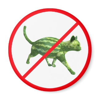 Melon Cats Prohibited! Magnet
