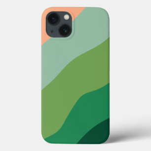 Melon Color Green Shapes Personalized iPhone 13 Case