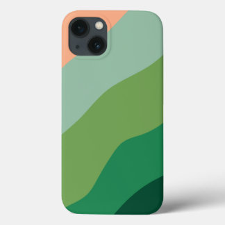 Melon Color Green Shapes Personalized iPhone 13 Case