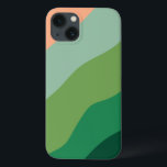 Melon Color Green Shapes Personalized iPad Pro Cov iPhone 13 Case<br><div class="desc">Simple,  colorful and modern design of colorful shapes in a beautiful melon palette of greens,  blue and orange. Fully personalized or customizable with a name or words of your choosing.</div>