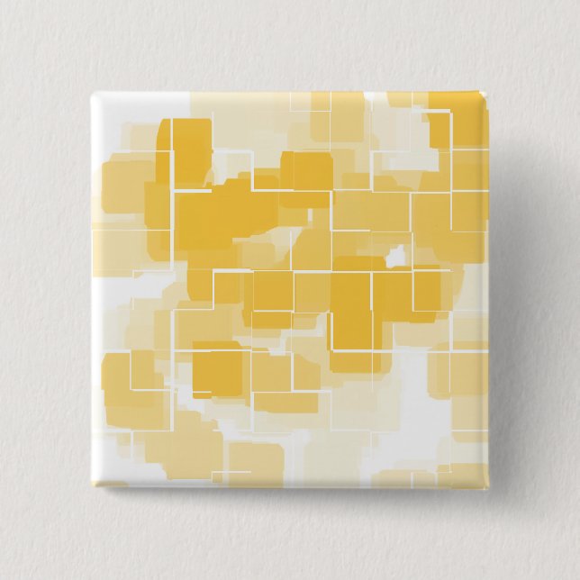 "Melon" Geometric Abstract Button (Front)